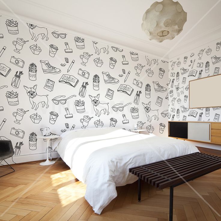 decoración papel tapiz