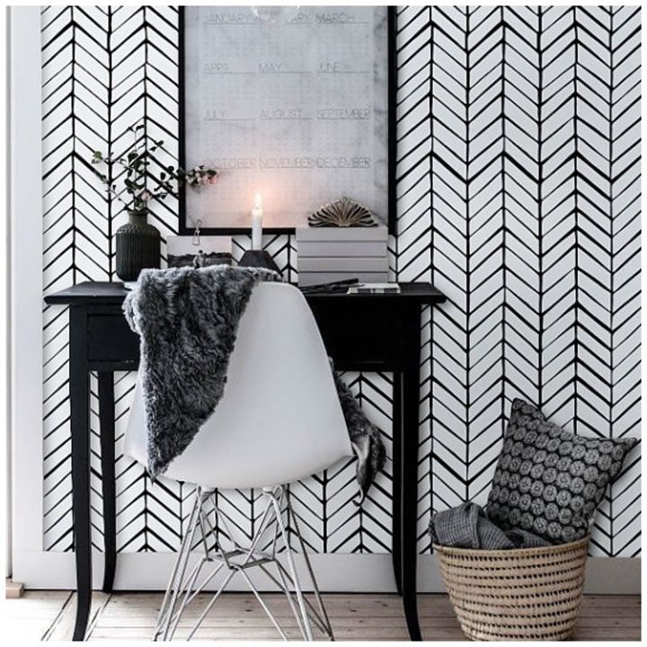 decoración papel tapiz